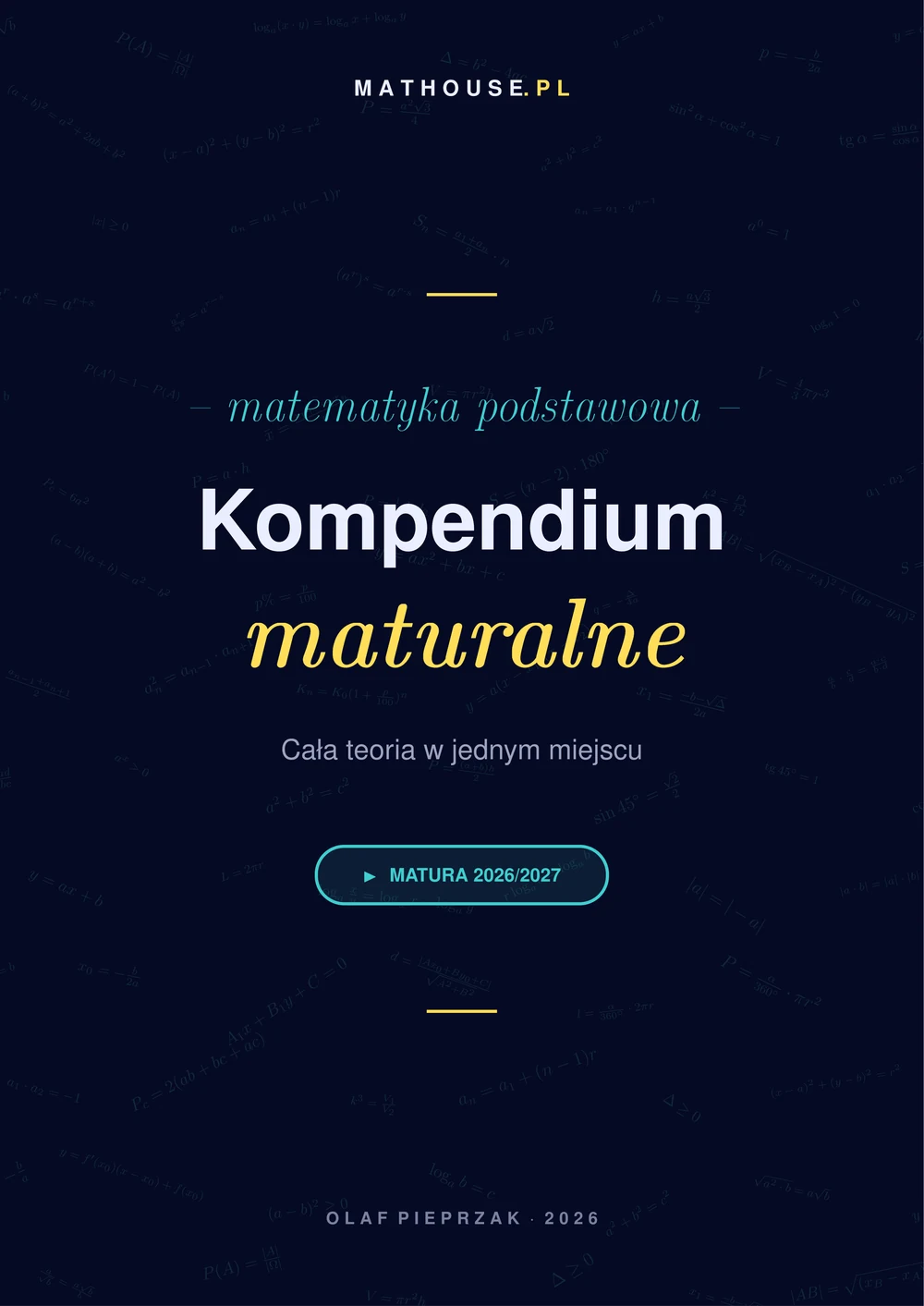 Okładka — Kompendium matura podstawowa
