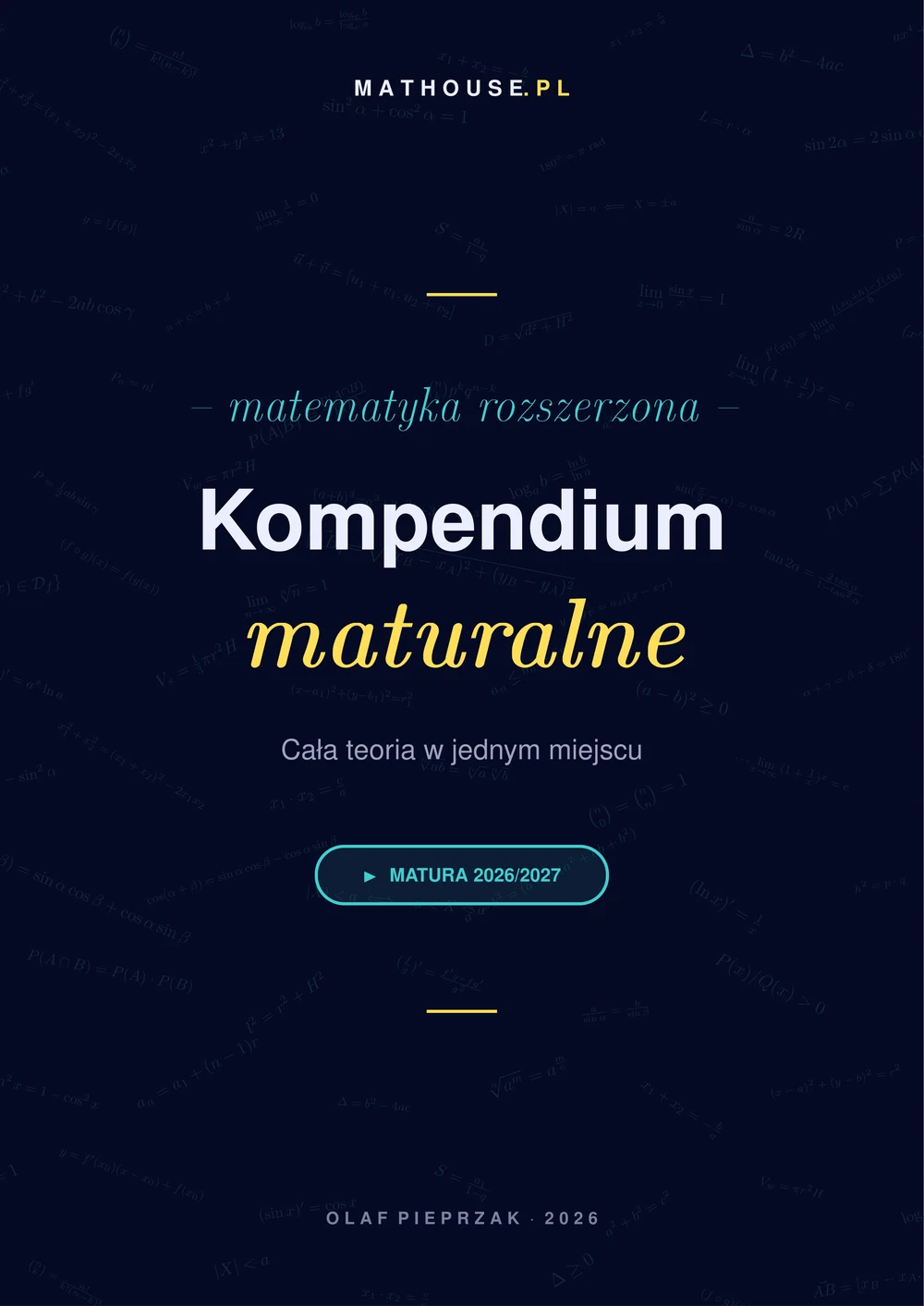 Okładka — Kompendium matura rozszerzona